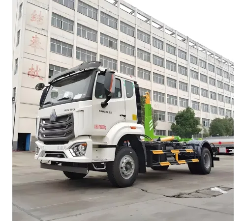 Camion de colectare a deșeurilor Howo cu cârlig de 18 tone