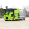 Stație mobilă pentru deșeuri compactate