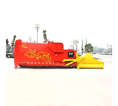 Camion de gunoi cu agățare, camion de gunoi compactor detașabil