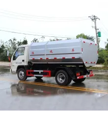 Autogunoiere Foton 5m3 cu autodescărcare și încărcare, cu descărcare laterală