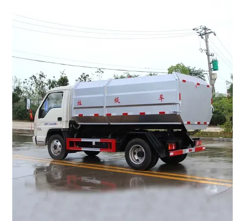 Autogunoiere Foton 5m3 cu autodescărcare și încărcare, cu descărcare laterală