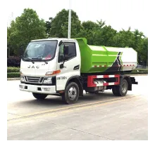 Compactator de gunoi JAC de 7000 litri cu încărcare laterală, camion de colectare a deșeurilor
