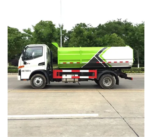 Compactator de gunoi JAC de 7000 litri cu încărcare laterală, camion de colectare a deșeurilor