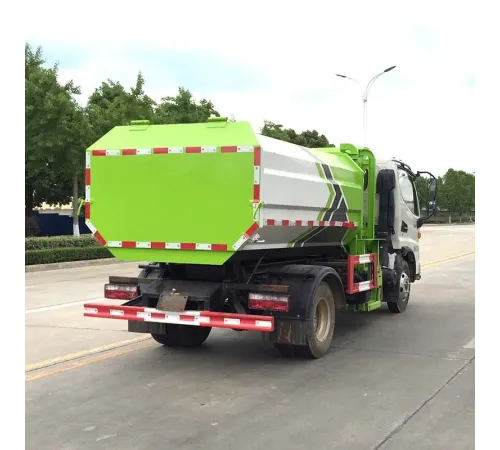Compactator de gunoi JAC de 7000 litri cu încărcare laterală, camion de colectare a deșeurilor