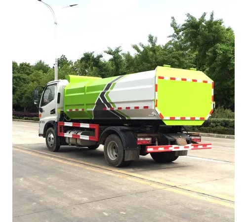 Compactator de gunoi JAC de 7000 litri cu încărcare laterală, camion de colectare a deșeurilor