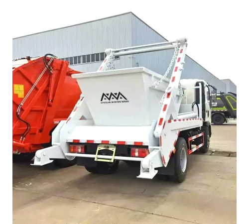 Camion de gunoi cu braț oscilant Howo 4x2 de 5 tone, fabricat la comandă