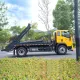 Camion de gunoi cu braț oscilant Sinotruk 7CBM cu încărcător cu buncăr