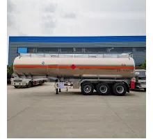 Rezervor de apă și ulei comestibil din aliaj de aluminiu de 42000 l, cu 3 axe
