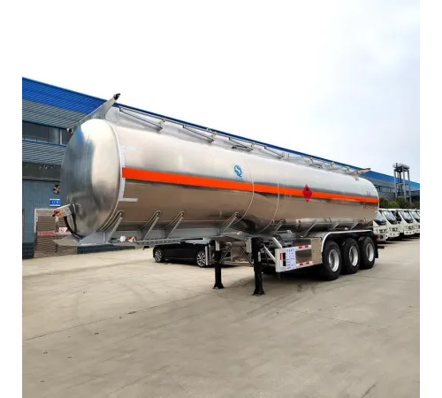 Rezervor de apă și ulei comestibil din aliaj de aluminiu de 42000 l, cu 3 axe