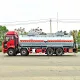 Remorcă cisternă FAW 8*4 de 20 de tone cu acid sulfuric H2SO4