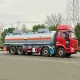Remorcă cisternă FAW 8*4 de 20 de tone cu acid sulfuric H2SO4