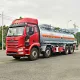 Remorcă cisternă FAW 8*4 de 20 de tone cu acid sulfuric H2SO4