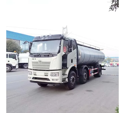 Camion cisternă FAW cu 3 axe 6*4, 19,5 m3, pentru lapte și apă potabilă