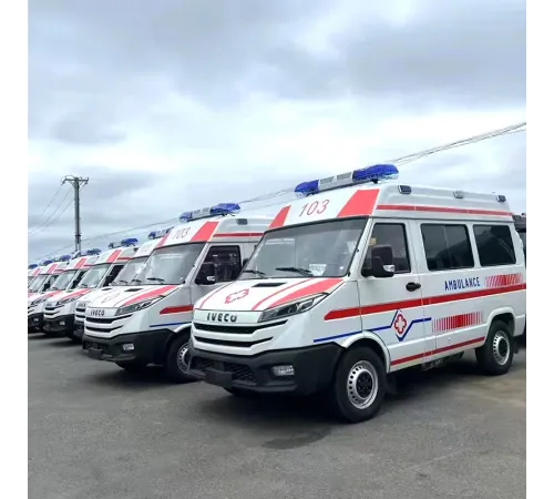 Ambulanță de izolare Iveco Van cu echipament de urgență de bază
