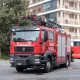 Howo 8 CBM Scară aeriană de salvare Camion de pompieri