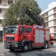Howo 8 CBM Scară aeriană de salvare Camion de pompieri
