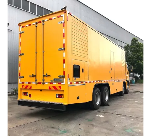 Camion Isuzu cu alimentare de urgență de 1000 kW