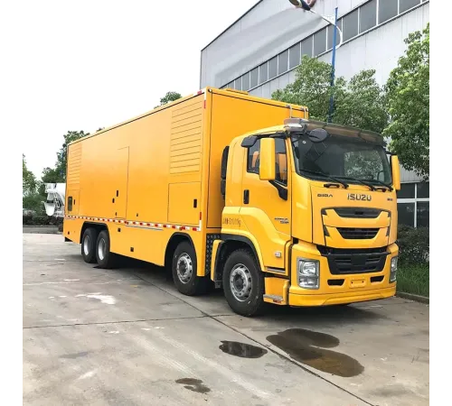 Camion Isuzu cu alimentare de urgență de 1000 kW