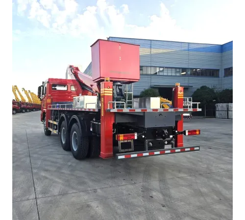 Nacelă telescopică hidraulică Shacman de 24 m