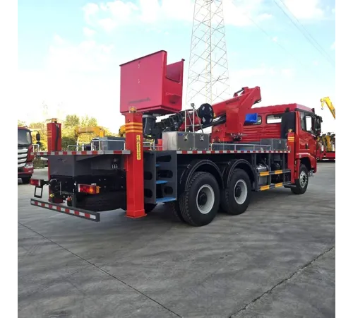 Nacelă telescopică hidraulică Shacman de 24 m