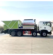 Camion de depozitare agregate sincronizate HOWO 8 * 4 pentru asfalt