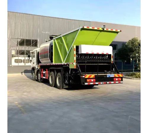 Camion de depozitare agregate sincronizate HOWO 8 * 4 pentru asfalt