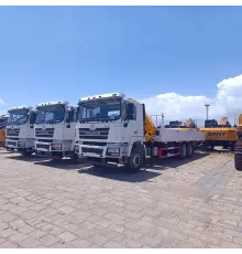 Macara mobilă hidraulică Shacman de 12 tone pe camion