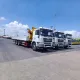 Macara mobilă hidraulică Shacman de 12 tone pe camion