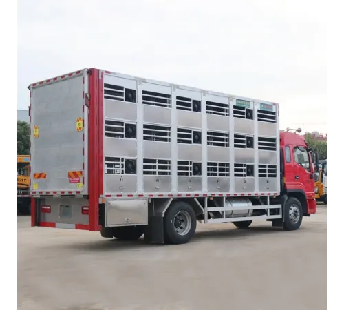 Camion de transport porci și bovine din aliaj de aluminiu JAC 4*2