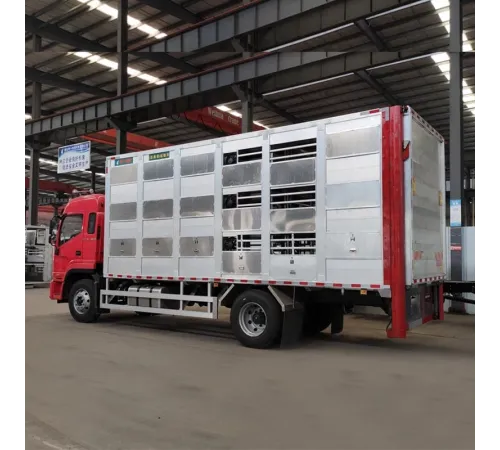 Camion de transport porci și bovine din aliaj de aluminiu JAC 4*2