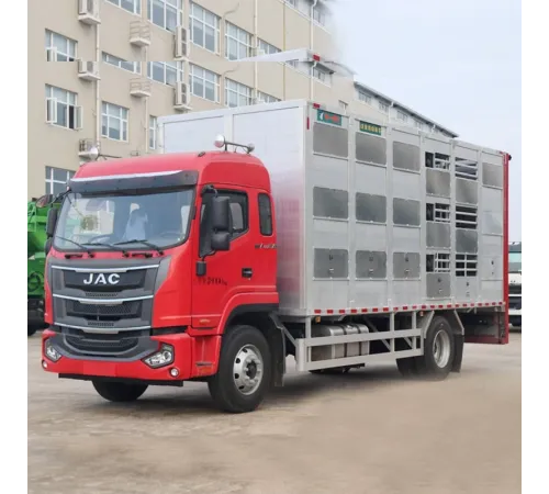Camion de transport porci și bovine din aliaj de aluminiu JAC 4*2