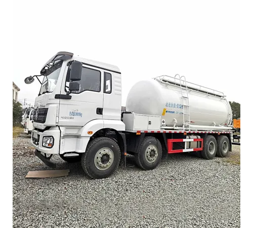 Remorcă de ciment SHACMAN 8 * 4 pentru utilizare în câmpuri petroliere