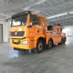 Camion evacuator Shacman 8x4 cu macara rotatorie 20 tone