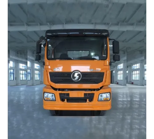 Camion evacuator Shacman 8x4 cu macara rotatorie 20 tone