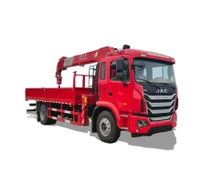 Macara pe camion JAC 4x2 cu braț telescopic 7 tone