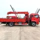 Macara pe camion JAC 4x2 cu braț telescopic 7 tone