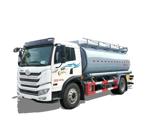 Camion cisternă transport substanțe chimice FAW