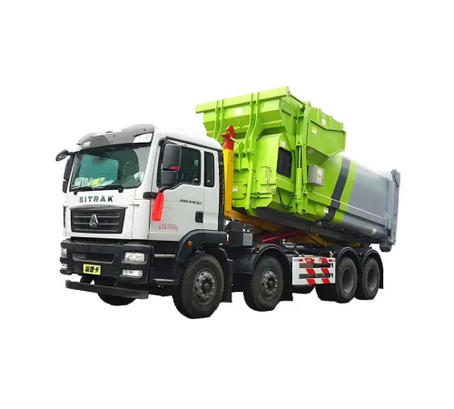Camion gunoi tip cărucior hook-lift Sinotruck 20m³