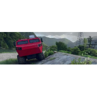 Vehicul amfibiu 8x8 cu patru osii