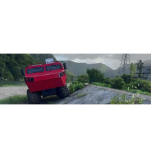 Vehicul amfibiu 8x8 cu patru osii