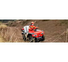 Motocicletă electrică de teren dificil pentru stingerea incendiilor